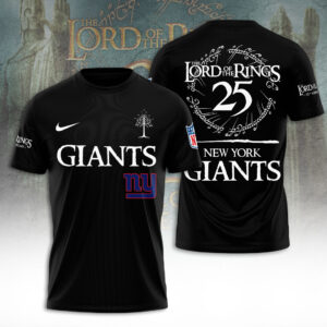 New York Giants x The Lord of The Rings 25 Years 3D Apparel - TANTN19576