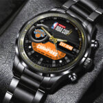 New York Knicks 2025 NBA Cup Champions Black Stainless Steel Watch – MAITM14111