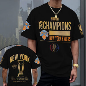 New York Knicks 2025 NBA Cup Champions 3D Apparel - MAITM14116