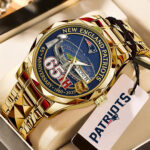 New England Patriots 65th Anniversary 2025 Alloy Luxury Quartz Watch – TMTHU2881