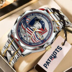 New England Patriots 65th Anniversary 2025 Alloy Luxury Quartz Watch – TMTHU2687