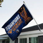 New York Knicks 2025 NBA Cup Champions 3D Double-side House Flag – TMTHU2709