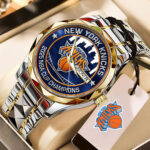 New York Knicks 2025 NBA Cup Champions Alloy Luxury Quartz Watch – TMTHU2719