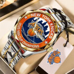 New York Knicks 2025 NBA Cup Champions Alloy Luxury Quartz Watch – TMTHU2899