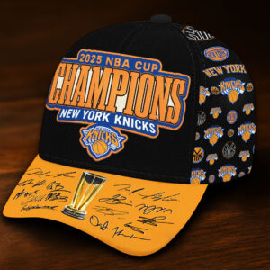 New York Knicks 2025 NBA Cup Champions Classic Cap - TMTHU2722