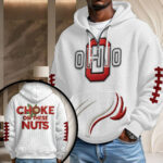Ohio State Buckeyes Football 3D Unisex Waffle Hoodie - TMTHU2488