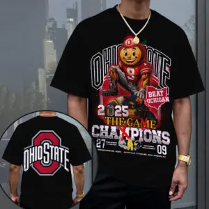 Ohio State Buckeyes Football 3D Apparel - TANTN19111