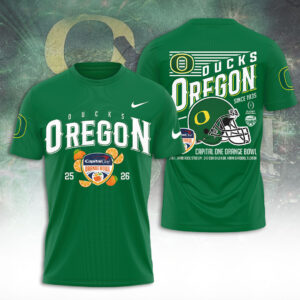 Oregon Ducks Football 3D Apparel - TANTN19785
