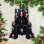 Ozzy Osbourne Custom Shape 2-sided Acrylic Ornament – HOATT14958