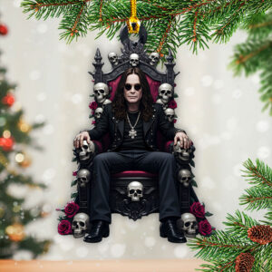 Ozzy Osbourne Custom Shape 2-sided Acrylic Ornament – HOATT14958
