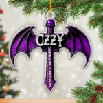 Ozzy Osbourne Custom Shape 2-sided Acrylic Ornament – HOATT15039