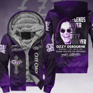 Ozzy Osbourne 3D Fleece Zip Hoodie - HOATT15140