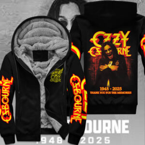 Ozzy Osbourne 3D Fleece Zip Hoodie - TMTHU2669