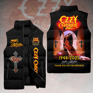Ozzy Osbourne 3D Sleeveless Down Jacket - HOATT15001