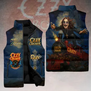 Ozzy Osbourne 3D Sleeveless Down Jacket - HOATT15003