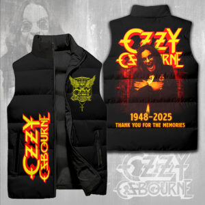 Ozzy Osbourne 3D Sleeveless Down Jacket - MAITM13977
