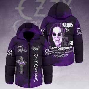 Ozzy Osbourne Thickened Down Hoodd Jacket - HOATT14960