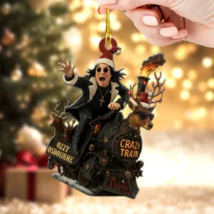 Ozzy Osbourne Custom Shape 2-sided Acrylic Ornament – TMTHU2464