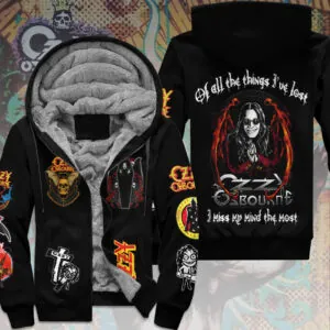 Ozzy Osbourne 3D Fleece Zip Hoodie - TMTHU2844