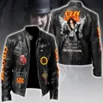 Ozzy Osbourne Motorcycle Leather Jacket - HOATT14890