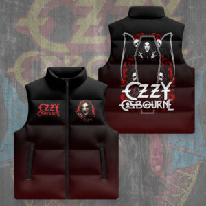 Ozzy Osbourne 3D Sleeveless Down Jacket - TMTHU2670