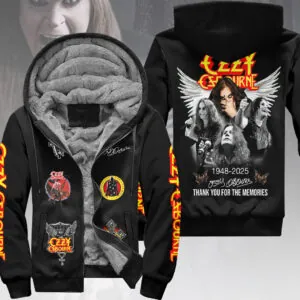 Ozzy Osbourne 3D Fleece Zip Hoodie - HOATT15277