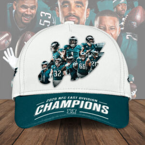 Philadelphia Eagles 2025 NFC East Division Champions Classic Cap - TMTHU2825