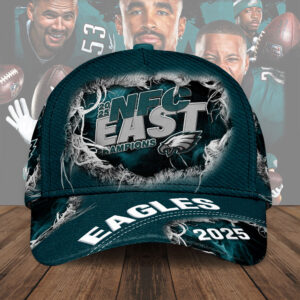 Philadelphia Eagles 2025 NFC East Division Champions Classic Cap - TMTHU2812