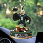 Philadelphia Eagles 2025 NFC East Division Champions Custom shape 2-sided Acrylic Car Ornament – MAITM14182