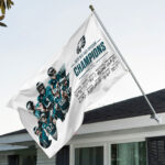 Philadelphia Eagles 2025 NFC East Division Champions 3D Double-side House Flag – TMTHU2803