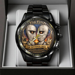 Pink Floyd 60th Anniversary Black Stainless Steel Watch - TANTN19755