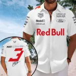 Red Bull Racing x Max Verstappen Short Sleeve Button-Down Shirt – TANTN19753