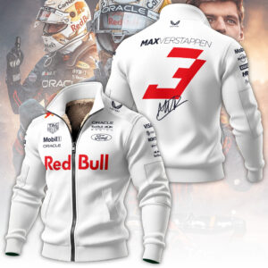 Red Bull Racing x Max Verstappen Thick Knit Fleece Jacket - TANTN19809