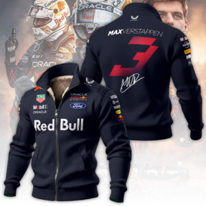 Red Bull Racing x Max Verstappen Thick Knit Fleece Jacket - TANTN19811