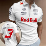 Red Bull Racing x Max Verstappen Zip Polo Shirt – TANTN19752