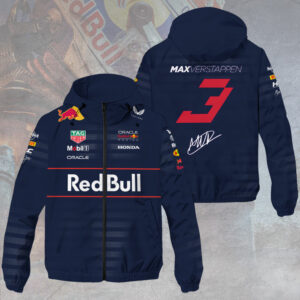 Red Bull Racing x Max Verstappen 3D Windbreaker Jacket - HOATT15395