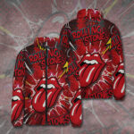 The Rolling Stones 3D Stand Collar Puffer Jacket – TANTN19747