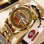 San Francisco 49ers 80th Anniversary 2026 Alloy Luxury Quartz Watch – TMTHU2691