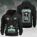 Saskatchewan Roughriders 2025 Grey Cup Champions 2D Quarter Zip Hoodie – HOATT14917
