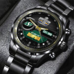 Saskatchewan Roughriders 2025 Grey Cup Champions Black Stainless Steel Watch – MAITM13913