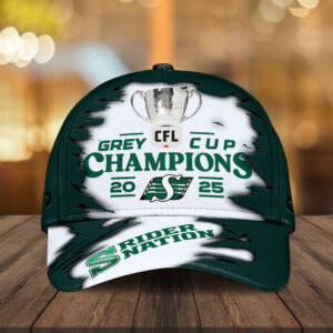 Saskatchewan Roughriders 2025 Grey Cup Champions Classic Cap - MAITM14045
