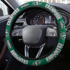 Saskatchewan Roughriders 2025 Grey Cup Champions Steering Wheel Cover - HOATT14859