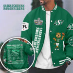 Saskatchewan Roughriders 2025 Grey Cup Champions Varsity Jacket – HOATT14863