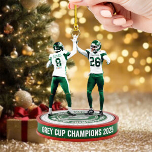 Saskatchewan Roughriders Custom Shape 2-sided Acrylic Ornament – TMTHU2377