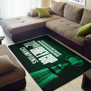 Saskatchewan Roughriders Rectangular Rug - TMTHU2664