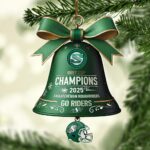 Saskatchewan Roughriders 2025 Grey Cup Champions Custom Shape 2-sided Acrylic Ornament – HOATT14845