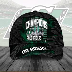 Saskatchewan Roughriders 2025 Grey Cup Champions Classic Cap - HOATT14855
