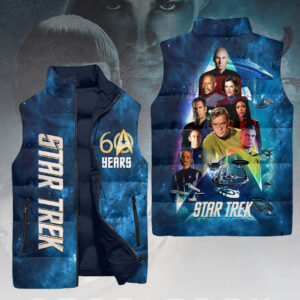 Star Trek 60th Anniversary 3D Sleeveless Down Jacket - HOATT15390