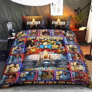 Star Trek 60th Anniversary 3-Piece Duvet Bedding Set - TANTN19794
