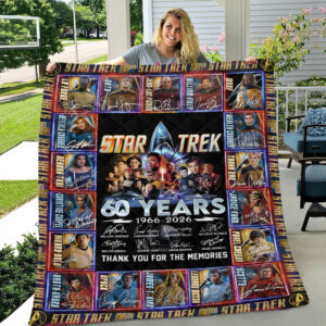 Star Trek 60th Anniversary Quilt Blanket - TANTN19793